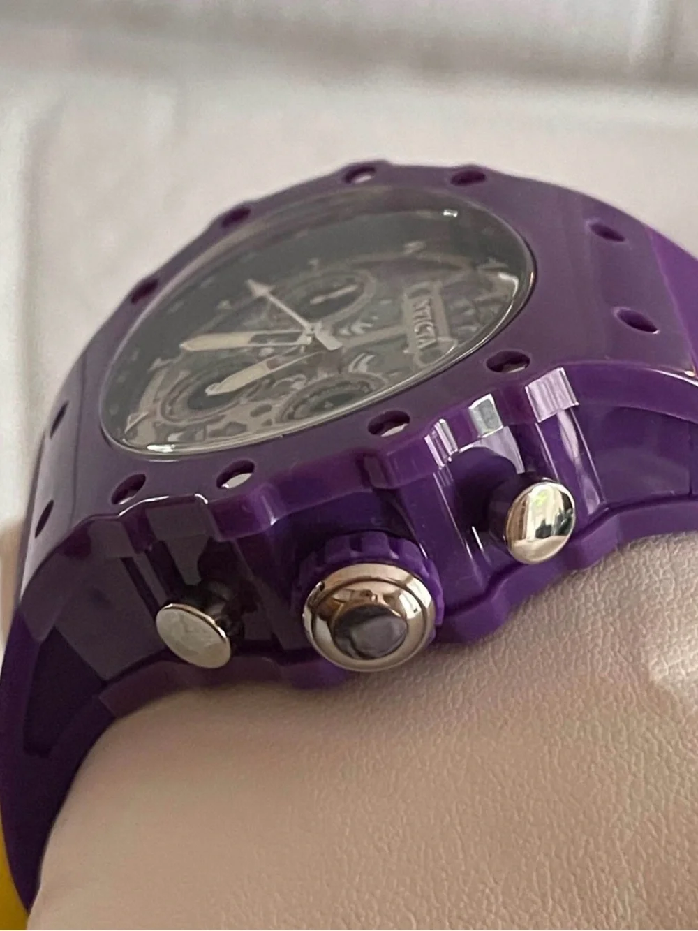 Invicta Racing Valyron Unisex Watch - 41mm, Purple (69625) new
